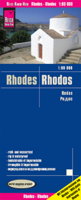 world mapping Project Reise Know-How Landkarte Rhodos (1:80.000)