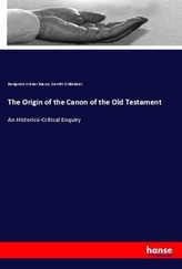The Origin of the Canon of the Old Testament