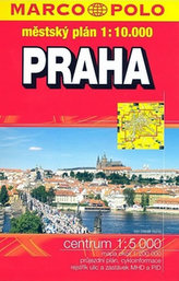 Praha městský plán 1:10 000