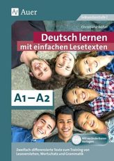 Deutsch lernen mit einfachen Lesetexten A1-A2, m. CD-ROM