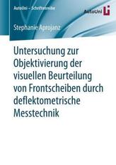 Untersuchung zur Objektivierung der visuellen Beurteilung von Frontscheiben durch deflektometrische Messtechnik