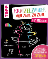 Kratzelzauber von Zahl zu Zahl für Mädchen