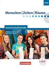 Menschen-Zeiten-Räume - Gemeinschaftskunde Band 2: 9./10. Schuljahr -  Differenzierende Ausgabe Baden-Württemberg - Schülerbuch