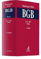Kommentar zum Bürgerlichen Gesetzbuch  Band 1: §§ 1 - 480