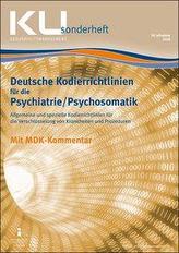 Kodierrichtlinien für die Psychiatrie/Psychosomatik 2019