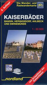 Kaiserbäder Bansin, Heringsdorf,  Ahlbeck und Swinemünde 1 : 30 000