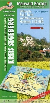 Maiwald Karte Segeberg Ost/West Offizielle Rad-, Reit- und Wanderkarte 1 : 50.000