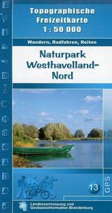 Naturpark Westhavelland Nord 1 : 50 000