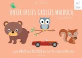 Malbuch Kinder - UNSER ERSTES GROßES MALBUCH