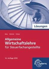 Lösungen zu 76960: Allgemeine Wirtschaftslehre für Steuerfachangestellte