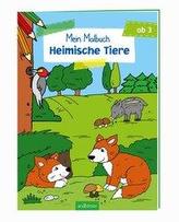 Malbuch ab 3 Jahren - Heimische Tiere VE 5