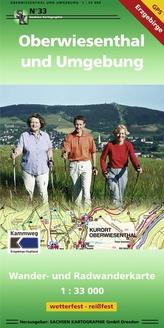 Oberwiesenthal und Umgebung 1 : 33 000