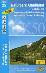 Naturpark Altmühltal Ost 1 : 50 000 (UK50-25)