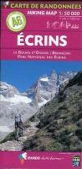 Alpes carte A6 Ecrins - Bourg-d`Oisans - Briançon   1 : 50 000