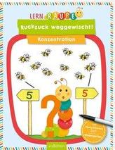 Lernraupe - Ruckzuck weggewischt! Konzentration