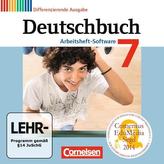 Deutschbuch 7. Schuljahr. Übungs-CD-ROM zum Arbeitsheft