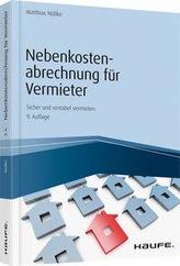 Nebenkostenabrechnung für Vermieter