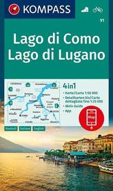 Lago di Como, Lago di Lugano 1:50 000