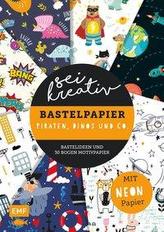 Sei kreativ! - Bastelpapier Piraten, Dinos und Co.