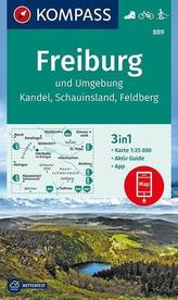 Freiburg und Umgebung, Kandel, Schauinsland, Feldberg 1:25 000