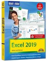 Excel 2019 Bild für Bild erklärt. Komplett in Farbe. Für alle Einsteiger geeignet mit vielen Praxistipps