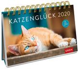 Katzenglück 2020: Postkarten-Kalender mit separatem Wochenkalendarium