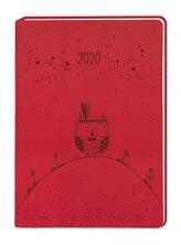 Terminplaner Lederlook A6 Rot 2020