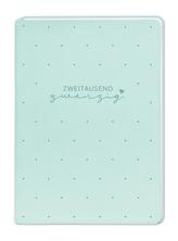 Terminplaner Lederlook A6 Mint 2020