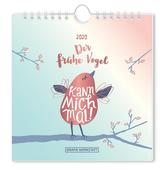 Der frühe Vogel 2020 Postkartenkalender