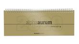 Tisch-Querkalender alpha aurum 2020