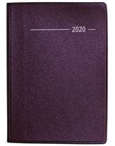 Taschenkalender Buch Metallic rot 2020