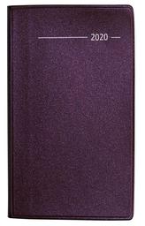 Taschenplaner Metallic rot 2020