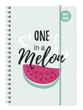 Collegetimer A5 Woche Melon Ringbuch 2019/2020