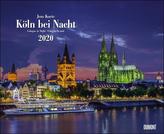 Köln bei Nacht 2020 - Wandkalender 52 x 42,5 cm - Spiralbindung