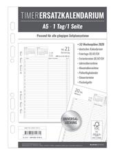 Timer Ersatzkalendarium A5 2020