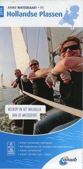Waterkaart 11 Hollandse Plassen 1:50 000