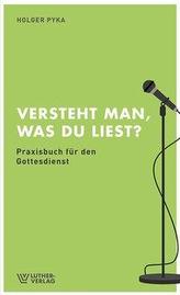 Versteht man, was du liest?