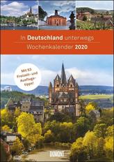 In Deutschland unterwegs Wochenkalender 2020 - Wandkalender - Format 21,0 x 29,7 cm