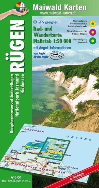 Rad- und Wanderkarte Rügen 1 : 50 000 Rad- und Wanderkarte Rügen 1 : 50 000