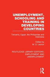  Unemployment, Schooling and Training in Developing Countries
