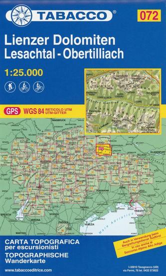 Tabacco Wandern 1 : 25 000 Lienzer Dolomiten -Lesachtal-Obertilliach-Lienz Tabacco Wandern 1 : 25 000 Lienzer Dolomiten -Lesachtal-Obertilliach-Lienz