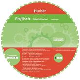 Wheel. Englisch Präpositionen. Anfänger. Sprachdrehscheibe