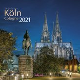 Köln 2021 bella vista Broschürenkalender 30 x 60 cm aufgeklappt