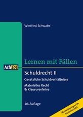 Schuldrecht II Gesetzliche Schuldverhältnisse