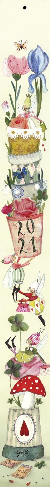 Kreatives Zubehör Streifenkalender 2021