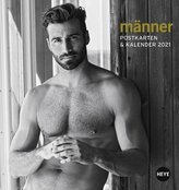 Männer 2021. Postkartenkalender