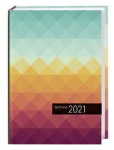 times&more Kalenderbuch 2021 Muster gelb