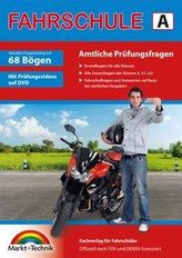 Führerschein Fragebogen Klasse A, A1, A2 - Motorrad Theorieprüfung original amtlicher Fragenkatalog auf 68 Bögen