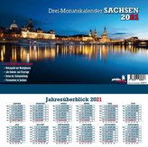 3-Monatskalender Sachsen 2021