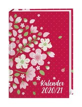 Floral 17-Monats-Kalenderbuch A5 - 2021
